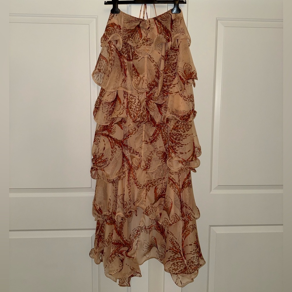 PatBO Sunset Butterfly Maxi Dress in beige - Picture 7 of 10